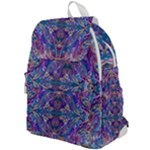 Cobalt arabesque Top Flap Backpack