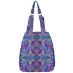 Cobalt arabesque Center Zip Backpack