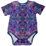 Cobalt arabesque Baby Short Sleeve Bodysuit