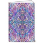 Cobalt arabesque 8  x 10  Softcover Notebook