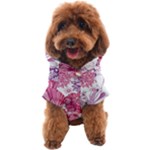 Violet Floral Pattern Dog Coat
