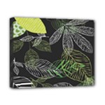 Leaves Floral Pattern Nature Canvas 10  x 8  (Stretched)