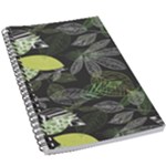 Leaves Floral Pattern Nature 5.5  x 8.5  Notebook