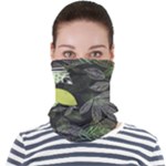 Leaves Floral Pattern Nature Face Seamless Bandana (Adult)