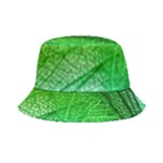 3d Leaves Texture Sheet Blue Green Bucket Hat