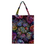 Floral Fractal 3d Art Pattern Classic Tote Bag