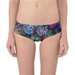 Floral Fractal 3d Art Pattern Classic Bikini Bottoms
