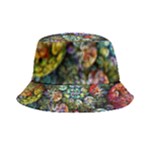 Floral Fractal 3d Art Pattern Inside Out Bucket Hat