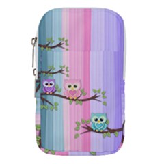 Owls Family Stripe Tree Waist Pouch (Large) from UrbanLoad.com