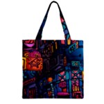 Wallet City Art Graffiti Zipper Grocery Tote Bag