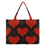Love Hearts Pattern Style Medium Tote Bag