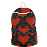 Love Hearts Pattern Style Foldable Lightweight Backpack