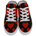 Love Hearts Pattern Style Half Slippers