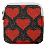 Love Hearts Pattern Style Mini Square Pouch
