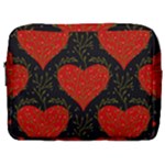 Love Hearts Pattern Style Make Up Pouch (Large)