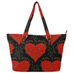 Love Hearts Pattern Style Full Print Shoulder Bag