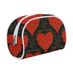 Love Hearts Pattern Style Make Up Case (Small)