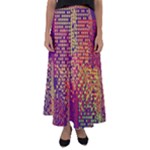 Building Architecture City Facade Flared Maxi Skirt