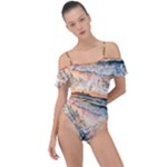 Mandalas-1084082 Ai-generated-7899053 Frill Detail One Piece Swimsuit