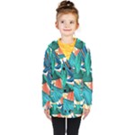 Leaves-3923413 Kids  Double Breasted Button Coat