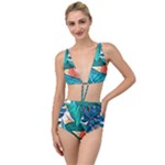 Leaves-3923413 Tied Up Two Piece Swimsuit