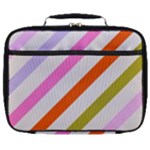 Lines Geometric Background Full Print Lunch Bag