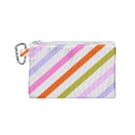 Lines Geometric Background Canvas Cosmetic Bag (Small)