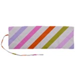 Lines Geometric Background Roll Up Canvas Pencil Holder (M)