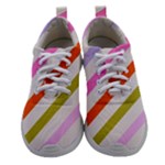 Lines Geometric Background Women Athletic Shoes