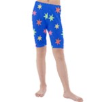 Background Star Darling Galaxy Kids  Mid Length Swim Shorts