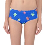 Background Star Darling Galaxy Mid-Waist Bikini Bottoms