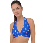 Background Star Darling Galaxy Halter Plunge Bikini Top