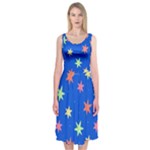 Background Star Darling Galaxy Midi Sleeveless Dress