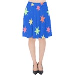 Background Star Darling Galaxy Velvet High Waist Skirt