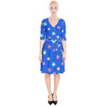 Background Star Darling Galaxy Wrap Up Cocktail Dress
