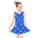 Background Star Darling Galaxy Kids  Skater Dress Swimsuit