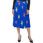 Background Star Darling Galaxy Classic Velour Midi Skirt 