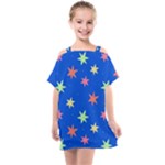 Background Star Darling Galaxy Kids  One Piece Chiffon Dress