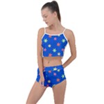 Background Star Darling Galaxy Summer Cropped Co-Ord Set