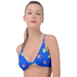 Background Star Darling Galaxy Knot Up Bikini Top