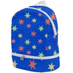 Background Star Darling Galaxy Zip Bottom Backpack