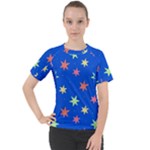 Background Star Darling Galaxy Women s Sport Raglan T-Shirt