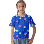 Background Star Darling Galaxy Kids  Cuff Sleeve Scrunch Bottom T-Shirt