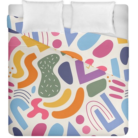 Abstract Pattern Background Duvet Cover Double Side (King Size) from UrbanLoad.com