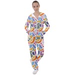 Abstract Pattern Background Women s Tracksuit