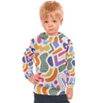 Abstract Pattern Background Kids  Hooded Pullover