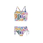 Abstract Pattern Background Girls  Tankini Swimsuit
