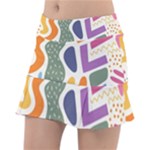 Abstract Pattern Background Classic Tennis Skirt
