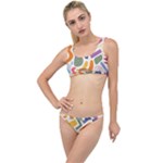 Abstract Pattern Background The Little Details Bikini Set