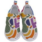 Abstract Pattern Background Kids  Velcro No Lace Shoes